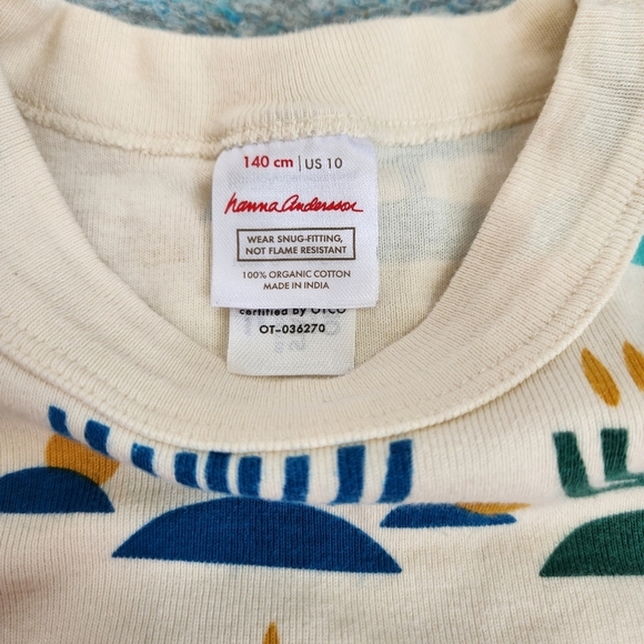 Hanna Andersson Rainbow Hanukkah Pajama Top US10 - Picture 3 of 5